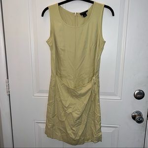 Ann Taylor pale yellow/green romper dress size 6P